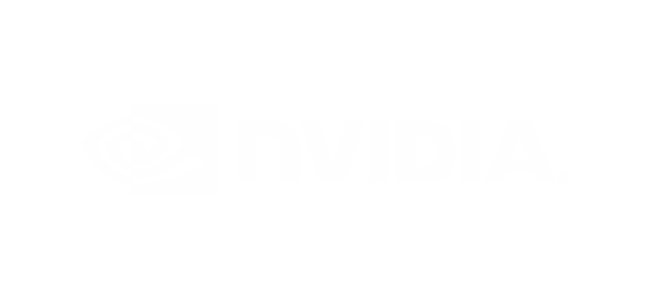 Nvidia Logo Long White